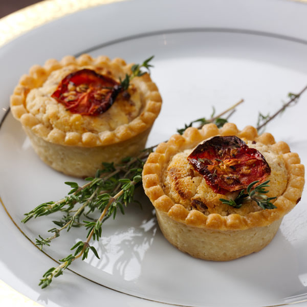 Bacon and Chevre Tart